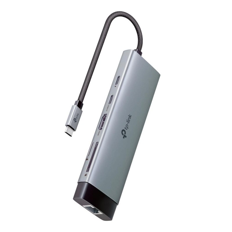 TP-LINK USB-C Docking Station with HDMI 4K PD Ethernet Gray (UH9120C) (TPUH9120C) TP-LINK USB-C Docking Station with HDMI 4K PD Ethernet Gray (UH9120C) (TPUH9120C)