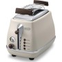 De'Longhi Icona Vintage Φρυγανιέρα 2 Θέσεων 900W Μπεζ (CTOV2103.BG) (DLGCTOV2103.BG)