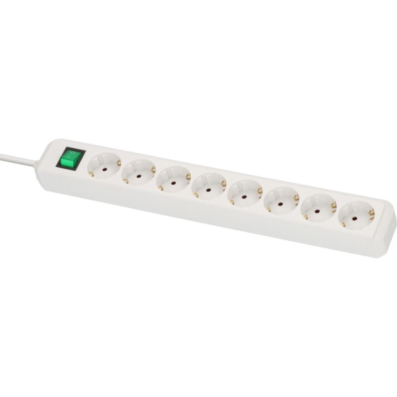 Brennenstuhl Eco-Line Πολύπριζο Ασφαλείας 8 Θέσεων με Διακόπτη και Καλώδιο 3m/ H05VV-F/ 3G1,5 White (1159320018) (BNN1159320018) Brennenstuhl Eco-Line Πολύπριζο Ασφαλείας 8 Θέσεων με Διακόπτη και Καλώδιο 3m/ H05VV-F/ 3G1,5 White (1159320018) (BNN1159320018)