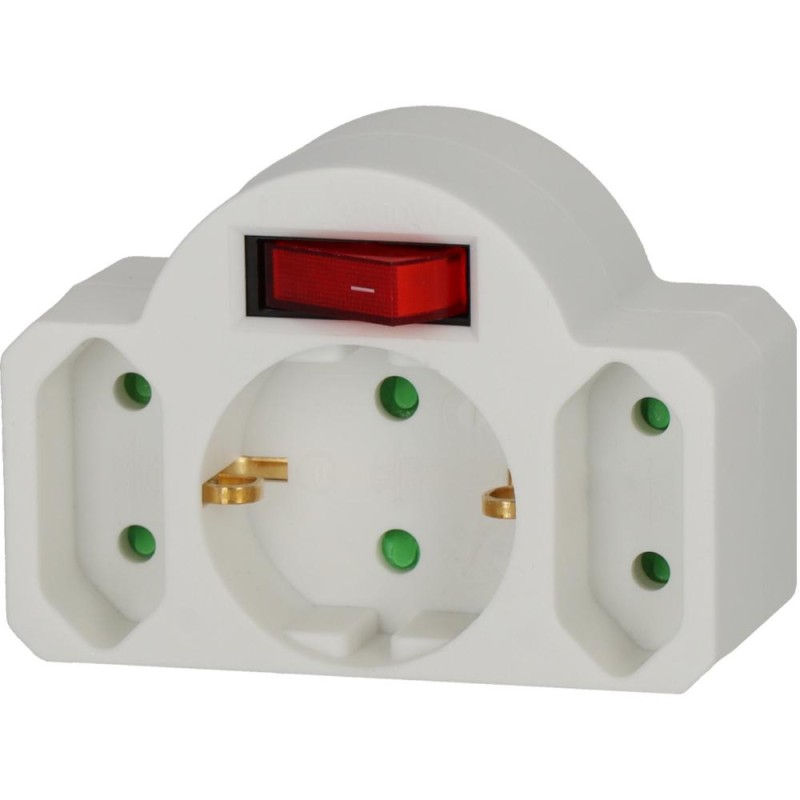 Brennenstuhl Ταφ Ασφαλείας 3 Θέσεων με Διακόπτη White (1508100) (BNN1508100) Brennenstuhl Ταφ Ασφαλείας 3 Θέσεων με Διακόπτη White (1508100) (BNN1508100)