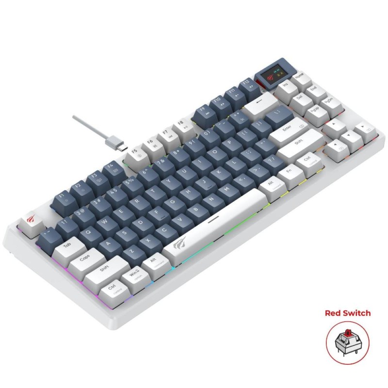 Havit Mechanical Gaming Keyboard KB884L White (KB884L) (HAVKB884L) Havit Mechanical Gaming Keyboard KB884L White (KB884L) (HAVKB884L)
