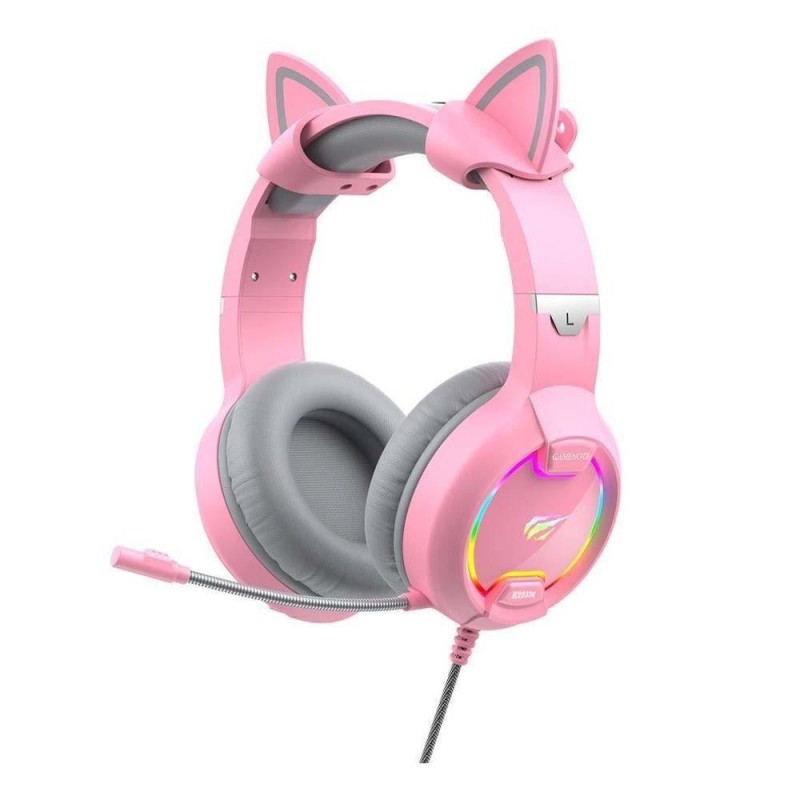 Havit Gaming Headphones Gamenote H2233d RGB Pink (H2233D-PINK) (HAVH2233D-PINK) Havit Gaming Headphones Gamenote H2233d RGB Pink (H2233D-PINK) (HAVH2233D-PINK)