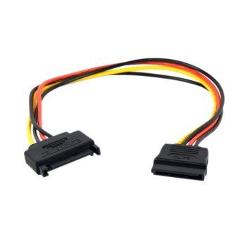 Cablexpert Cc-SATAmf-01 Extension Cable SATA 15 Pin Male > SATA 15 Pin Female 30cm (CC-SATAMF-01) (GEMCC-SATAMF-01)
