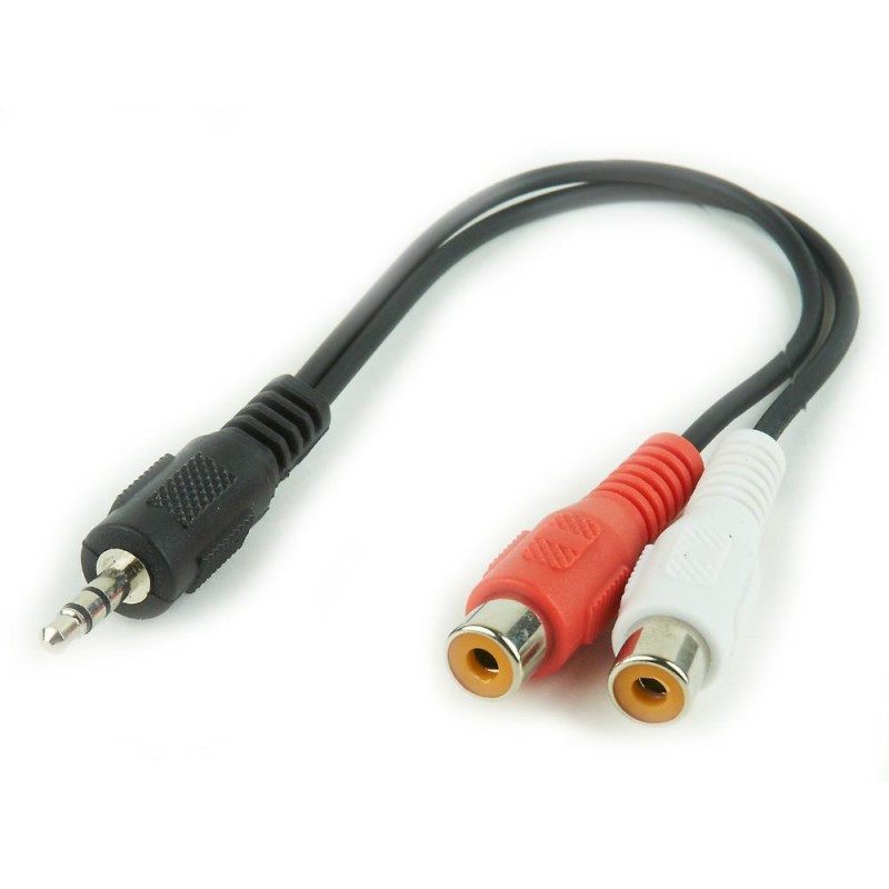 Cablexpert Cca-406 Stereo Minijack Cable -> 2x Rca (Cinch) F 0.2m (CCA-406) (GEMCCA-406)