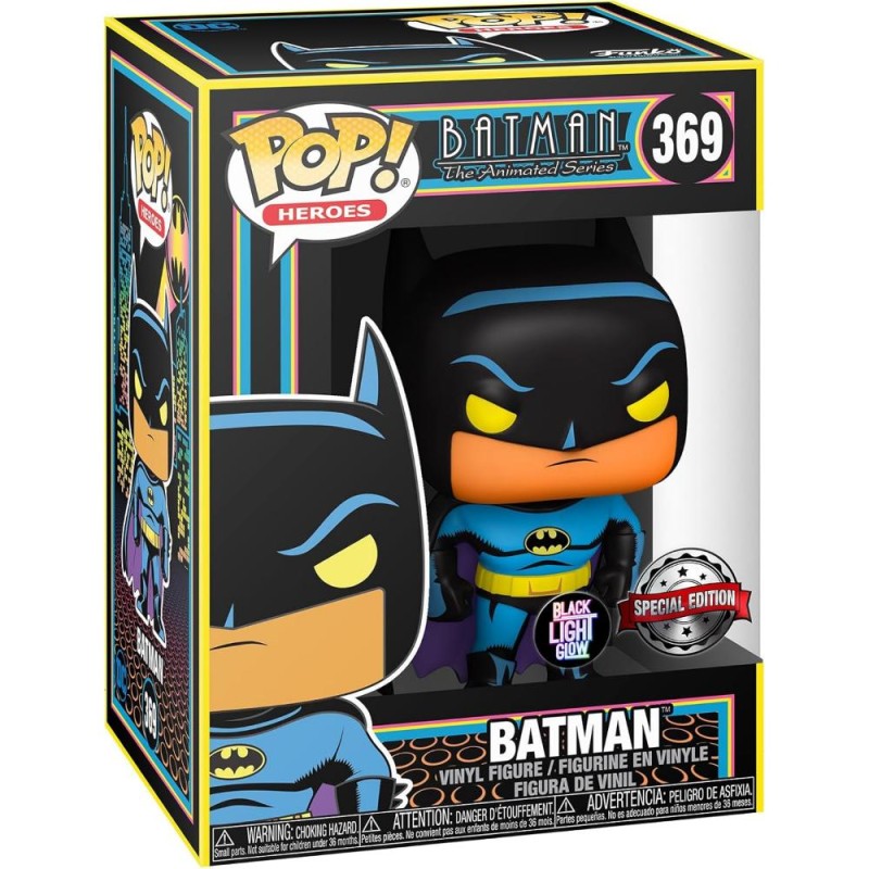 Funko Pop! Heroes: Batman The Animated Series - Batman (Blacklight) #369 Special Edition (FNK17256) Funko Pop! Heroes: Batman The Animated Series - Batman (Blacklight) #369 Special Edition (FNK17256)