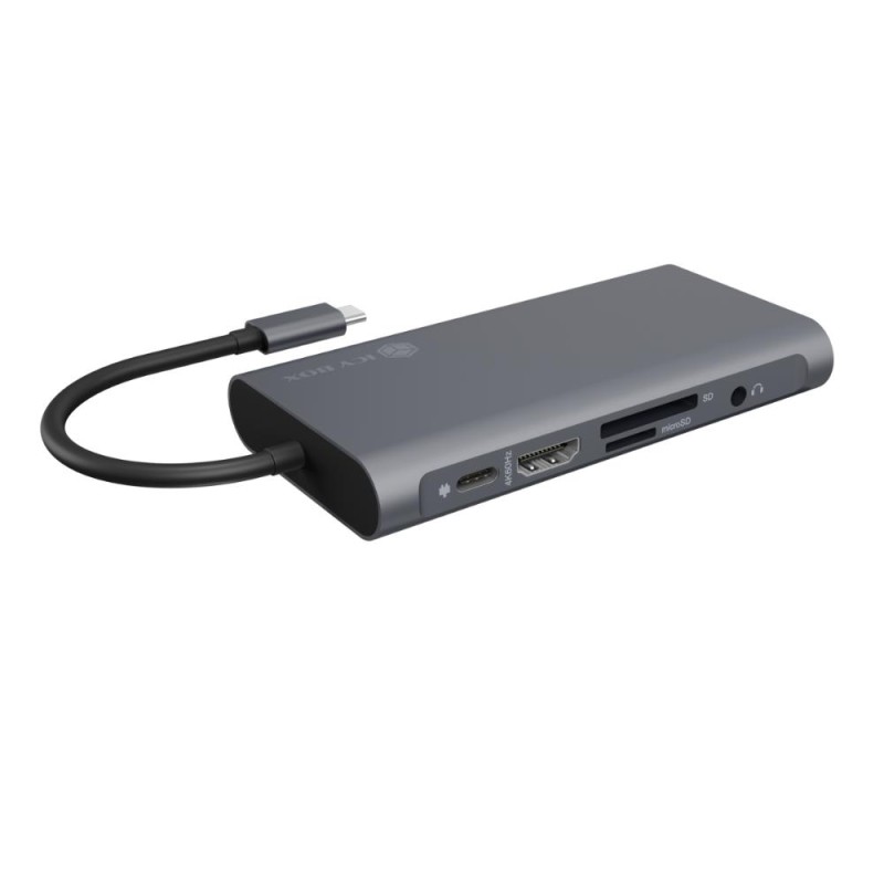 RaidSonic ICY BOX USB-C Docking Station με HDMI 4K PD Ethernet και σύνδεση 2 Οθονών Γκρι (IB-DK4040-CPD) (RSCIB-DK4040-CPD) RaidSonic ICY BOX USB-C Docking Station με HDMI 4K PD Ethernet και σύνδεση 2 Οθονών Γκρι (IB-DK4040-CPD) (RSCIB-DK4040-CPD)
