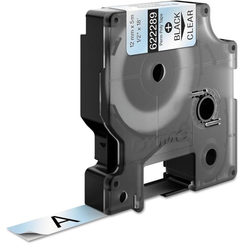 Ταινία Ετικετογράφου DYMO Ind Rhino Tape Permanent Polyester Black On Transparant 12mm (622289) (DYM622289) Ταινία Ετικετογράφου DYMO Ind Rhino Tape Permanent Polyester Black On Transparant 12mm (622289) (DYM622289)