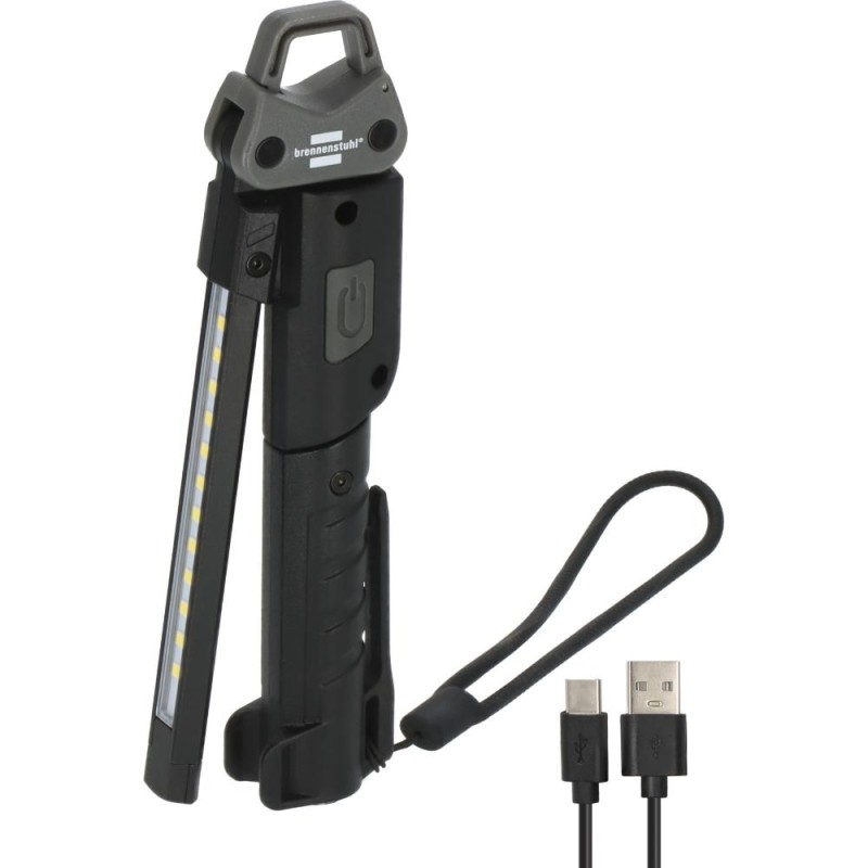Brennenstuhl HL 400 AC Αναδιπλούμενος Επαναφορτιζόμενος Φακός Εργασίας LED με 3 Πηγές Φωτός 400lm, 120lm και 200lm (1173730002) (BNN1173730002) Brennenstuhl HL 400 AC Αναδιπλούμενος Επαναφορτιζόμενος Φακός Εργασίας LED με 3 Πηγές Φωτός 400lm, 120lm και 200lm (1173730002) (BNN1173730002)