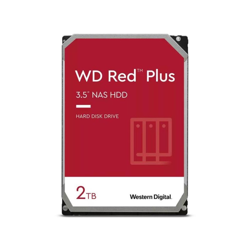 Western Digital Red Plus NAS Hard Drive 2TB 3.5" (WD20EFPX) Western Digital Red Plus NAS Hard Drive 2TB 3.5" (WD20EFPX)