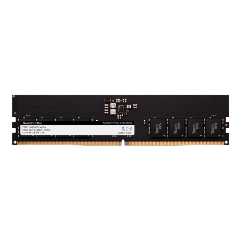 TeamGroup Μνήμη RAM DDR5 16GB PC 5600 Team Elite (TED516G5600C4601) TeamGroup Μνήμη RAM DDR5 16GB PC 5600 Team Elite (TED516G5600C4601)
