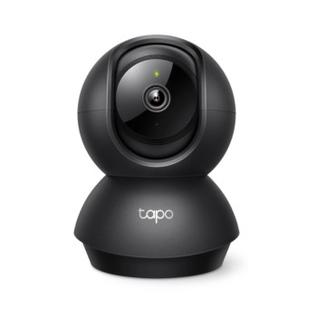 TP-LINK Pan/Tilt Home Security WiFi Camera 1080p Full HD Black(TAPO C201) (TPC201)