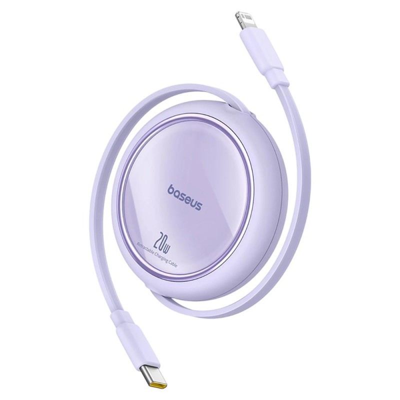 Baseus Retractable USB-C to Lightning Cable 20W Μώβ 1m (P10364501511-00) (BASP10364501511-00) Baseus Retractable USB-C to Lightning Cable 20W Μώβ 1m (P10364501511-00) (BASP10364501511-00)