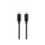 Cablexpert Braided USB 2.0 Cable USB-C male - USB-C male Μαύρο 1.5m (CC-USB2-CMCM60-1.5M) (GEMCC-USB2-CMCM60-1.5M)