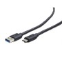 Cablexpert Regular USB 3.0 Cable USB-C male - USB-A male Μαύρο 1.8m (CCP-USB3-AMCM-6) (GEMCCP-USB3-AMCM-6)