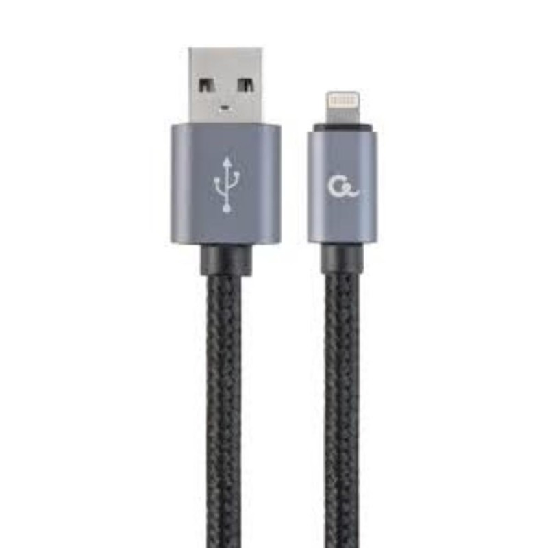 Cablexpert Cotton Braided USB-A to Lightning 1.8m (CCB-MUSB2B-AMLM-6) (GEMCCB-MUSB2B-AMLM-6) Cablexpert Cotton Braided USB-A to Lightning 1.8m (CCB-MUSB2B-AMLM-6) (GEMCCB-MUSB2B-AMLM-6)