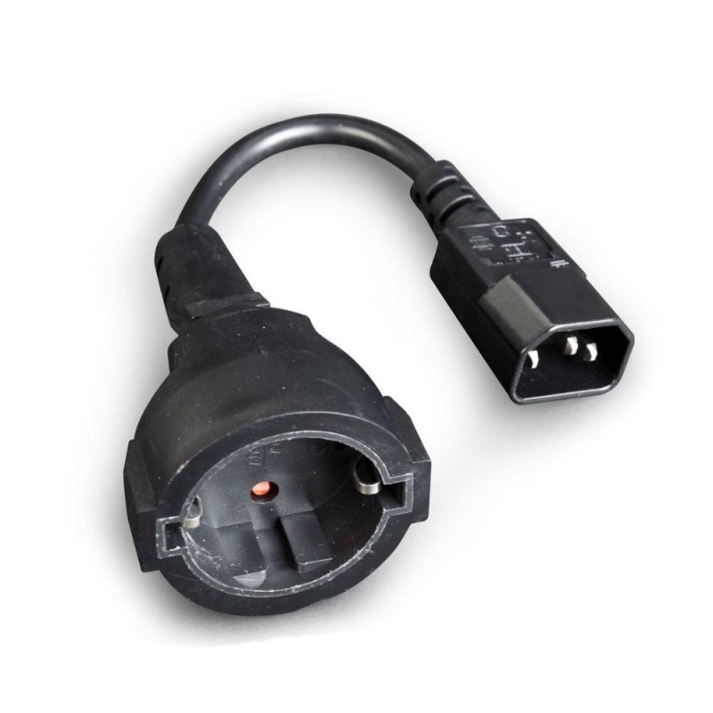 Cablexpert IEC C14 - Schuko female Cable 0.15m Μαύρο (PC-SFC14M-01) (GEMPC-SFC14M-01) Cablexpert IEC C14 - Schuko female Cable 0.15m Μαύρο (PC-SFC14M-01) (GEMPC-SFC14M-01)