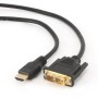 Cablexpert Cable DVI-D male - HDMI male 1.8m Μαύρο (CC-HDMI-DVI-6) (GEMCC-HDMI-DVI-6)