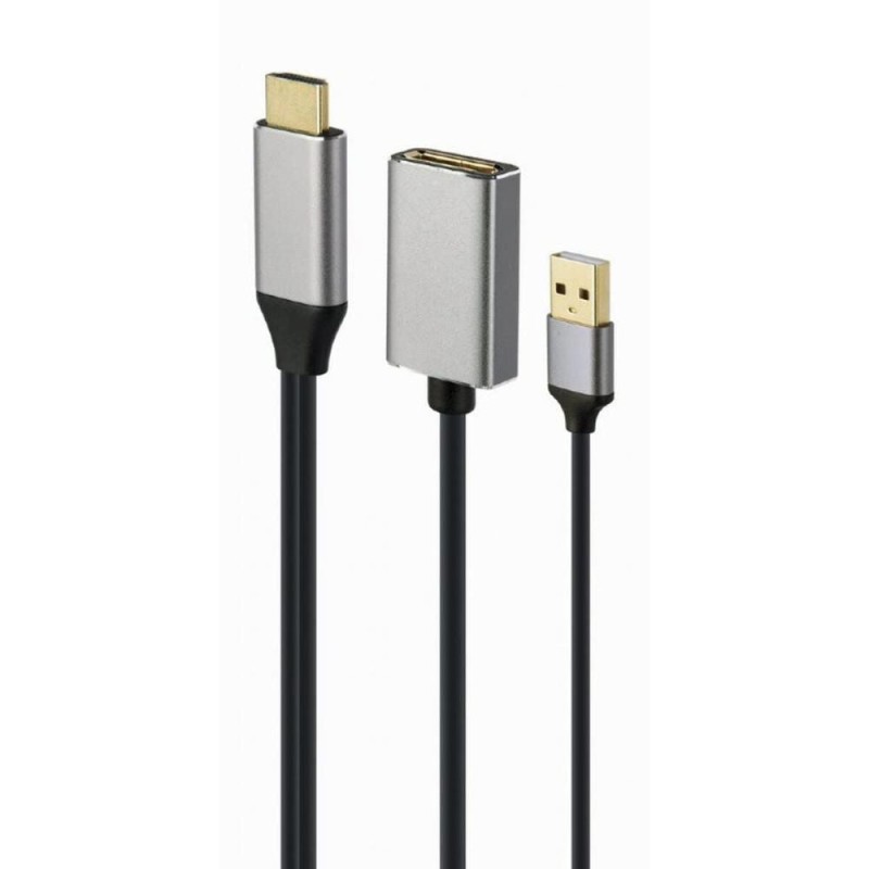 Cablexpert Μετατροπέας HDMI / USB-A male σε DisplayPort female (A-HDMIM-DPF-02) (GEMA-HDMIM-DPF-02) Cablexpert Μετατροπέας HDMI / USB-A male σε DisplayPort female (A-HDMIM-DPF-02) (GEMA-HDMIM-DPF-02)
