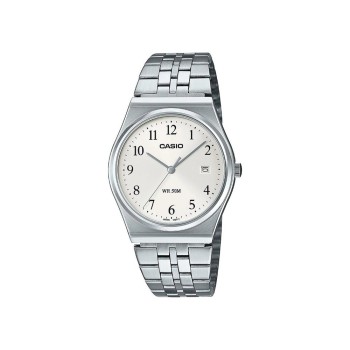 Casio Ρολόι Μπαταρίας με Ασημί Μεταλλικό Μπρασελέ (MTP-B145D-7BVEF) (CASMTP-B145D-7BVEF)