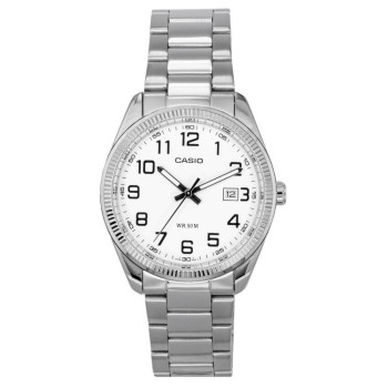 Casio Ρολόι Μπαταρίας με Ασημί Μεταλλικό Μπρασελέ (MTP-1302PD-7BVDF) (CASMTP-1302PD-7BVDF)