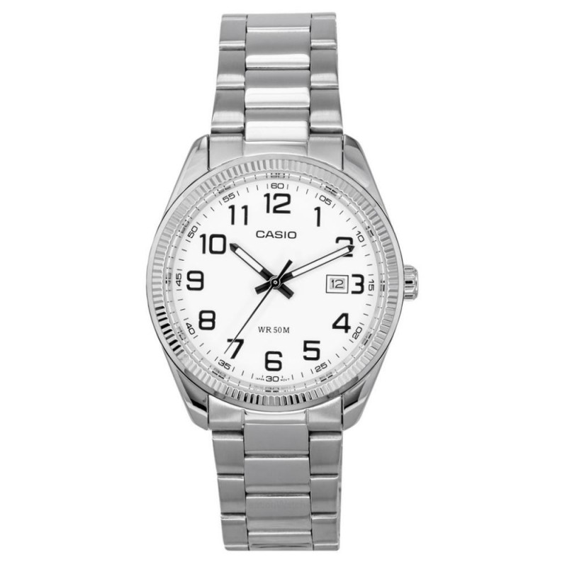 Casio Ρολόι Μπαταρίας με Ασημί Μεταλλικό Μπρασελέ (MTP-1302PD-7BVDF) (CASMTP-1302PD-7BVDF) Casio Ρολόι Μπαταρίας με Ασημί Μεταλλικό Μπρασελέ (MTP-1302PD-7BVDF) (CASMTP-1302PD-7BVDF)