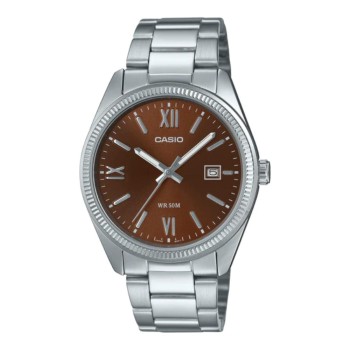 Casio Ρολόι Μπαταρίας με Ασημί Μεταλλικό Μπρασελέ (MTP-1302DD-5AVDF) (CASMTP-1302DD-5AVDF)