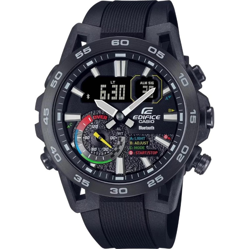 Casio Ρολόι Χρονογράφος Μπαταρίας με Μαύρο Καουτσούκ Λουράκι (ECB-40MP-1AEF) (CASECB-40MP-1AEF) Casio Ρολόι Χρονογράφος Μπαταρίας με Μαύρο Καουτσούκ Λουράκι (ECB-40MP-1AEF) (CASECB-40MP-1AEF)