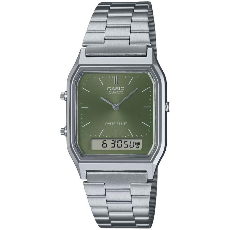 Casio Ρολόι Μπαταρίας με Ασημί Μεταλλικό Μπρασελέ (AQ-230A-3AMQYES) (CASAQ-230A-3AMQYES) Casio Ρολόι Μπαταρίας με Ασημί Μεταλλικό Μπρασελέ (AQ-230A-3AMQYES) (CASAQ-230A-3AMQYES)