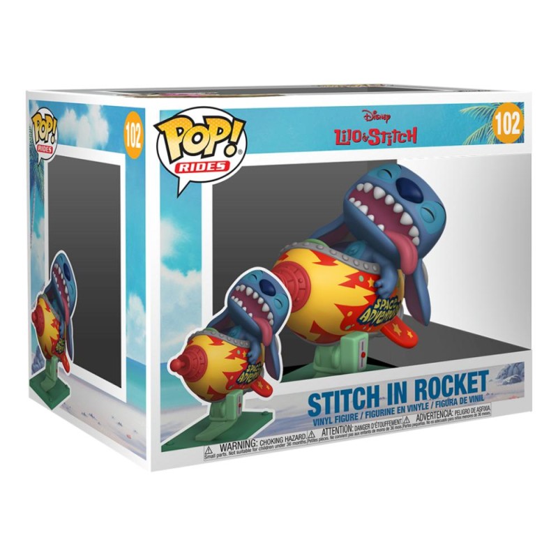 Funko Pop! Rides: Disney Lilo and Stitch - Stitch in Rocket #102 Deluxe (FNK56200) Funko Pop! Rides: Disney Lilo and Stitch - Stitch in Rocket #102 Deluxe (FNK56200)