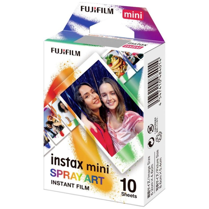 Fujifilm Color Instax Mini Instant Φιλμ (10 Exposures) Spray Art (16779809) (FJM16779809) Fujifilm Color Instax Mini Instant Φιλμ (10 Exposures) Spray Art (16779809) (FJM16779809)