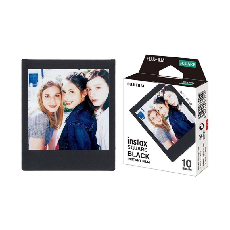 Fujifilm Color Instax Square Instant Φιλμ (10 Exposures) Black (16576532) (FJM16576532) Fujifilm Color Instax Square Instant Φιλμ (10 Exposures) Black (16576532) (FJM16576532)