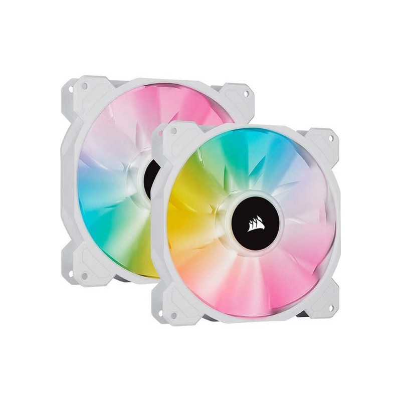 Corsair AF ELITE Series AF140 RGB ELITE 140mm Fluid Dynamic RGB Fan with AirGuide Dual Pack with Lighting Node CORE (CO-9050156-WW) (CORCO-9050156-WW) Corsair AF ELITE Series AF140 RGB ELITE 140mm Fluid Dynamic RGB Fan with AirGuide Dual Pack with Lighting Node CORE (CO-9050156-WW) (CORCO-9050156-WW)