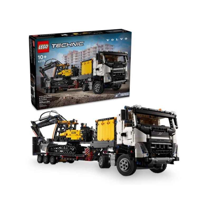 Lego Technic Volvo Fmx Truck With Ec230 Electric Crawler Excavator (42175) (LGO42175) Lego Technic Volvo Fmx Truck With Ec230 Electric Crawler Excavator (42175) (LGO42175)