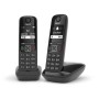 Gigaset Wireless Phone As690 Duo Black (L36852-H2816-D201) (GGSAS690DUO-BK)