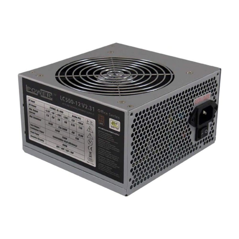 LC-Power Office Series LC500-12 V2.31 - power supply - 400 Watt (LC500-12 V2.31) (LC500-12-V2.31) LC-Power Office Series LC500-12 V2.31 - power supply - 400 Watt (LC500-12 V2.31) (LC500-12-V2.31)