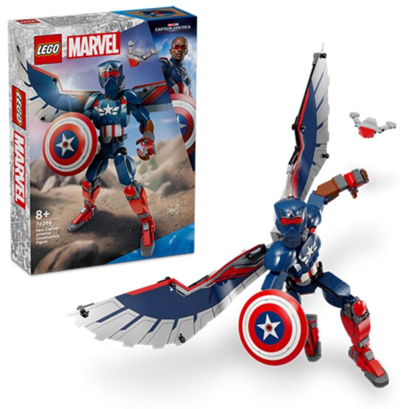 Lego Marvel Super Heroes New Captain America Construction Figure (76296) (LGO76296) Lego Marvel Super Heroes New Captain America Construction Figure (76296) (LGO76296)