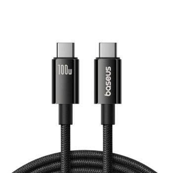 Baseus Cable USB Tungsten Gold USB-C to USB-C 100W 1,5m black (P10319800111-00) (BASP10319800111-00)