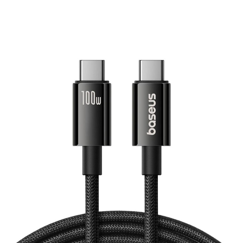 Baseus Cable USB Tungsten Gold USB-C to USB-C 100W 1,5m black (P10319800111-00) (BASP10319800111-00)