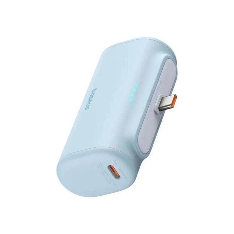 Baseus Powerbank Compact USB-C 5000mAh, 20W blue (P10068306313-00) (BASP10068306313-00) Baseus Powerbank Compact USB-C 5000mAh, 20W blue (P10068306313-00) (BASP10068306313-00)