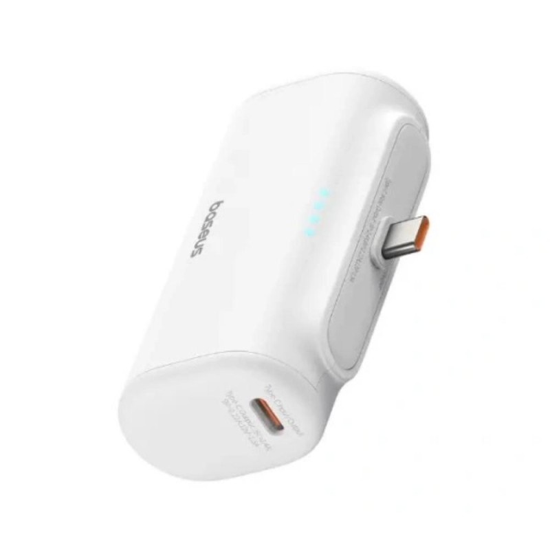 Baseus Powerbank Compact 5000mAh, 20W, USB-C biały (P10068306213-00) (BASP10068306213-00) Baseus Powerbank Compact 5000mAh, 20W, USB-C biały (P10068306213-00) (BASP10068306213-00)