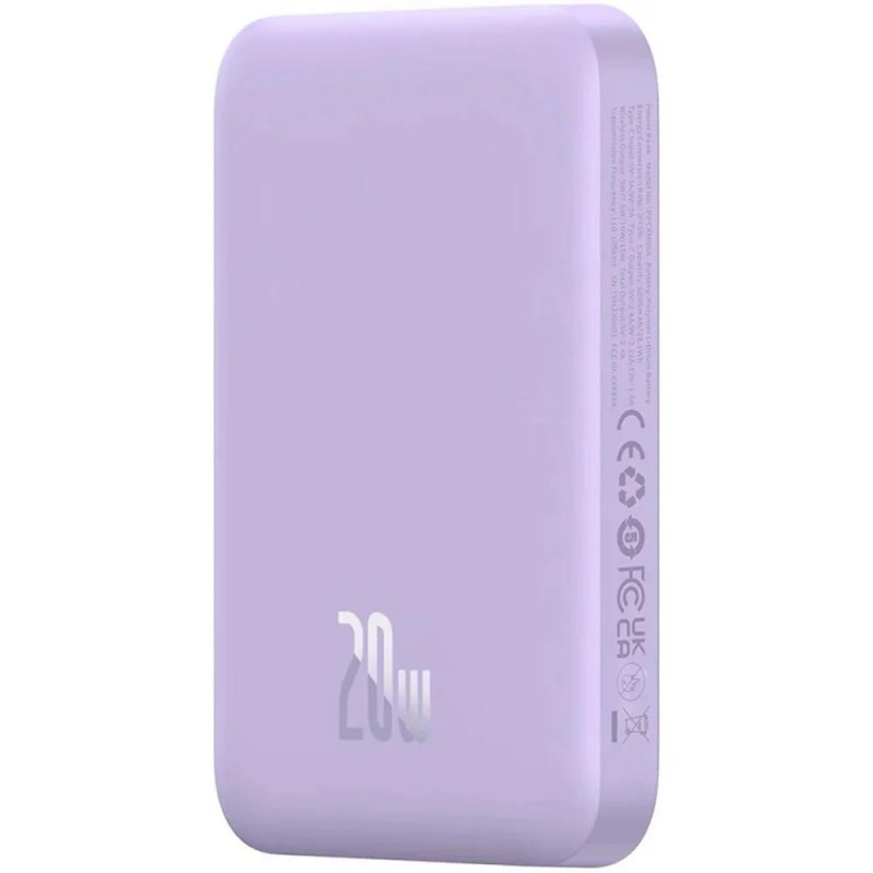 Baseus Powerbank mini 6000 mAh 20W purple (P10059002513-00) (BASP10059002513-00) Baseus Powerbank mini 6000 mAh 20W purple (P10059002513-00) (BASP10059002513-00)