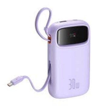 Baseus QPow 2 20000mAh 30W 2xUSB-C powerbank purple (P10055009513-00) (BASP10055009513-00)