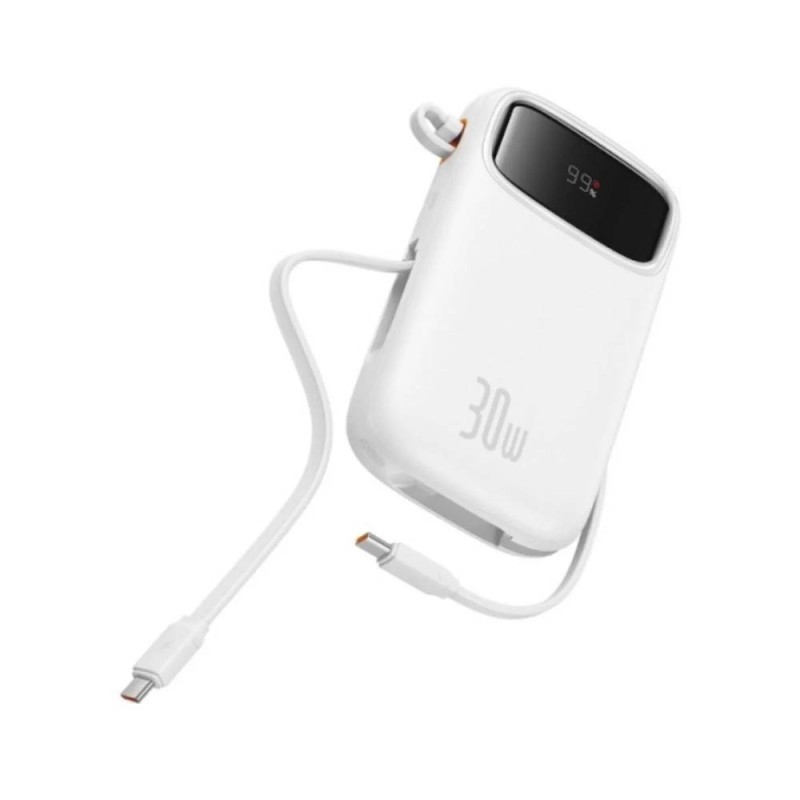 Baseus Powerbank QPow 2 20000mAh 30W 2xUSB-C white (P10055009213-00) (BASP10055009213-00) Baseus Powerbank QPow 2 20000mAh 30W 2xUSB-C white (P10055009213-00) (BASP10055009213-00)