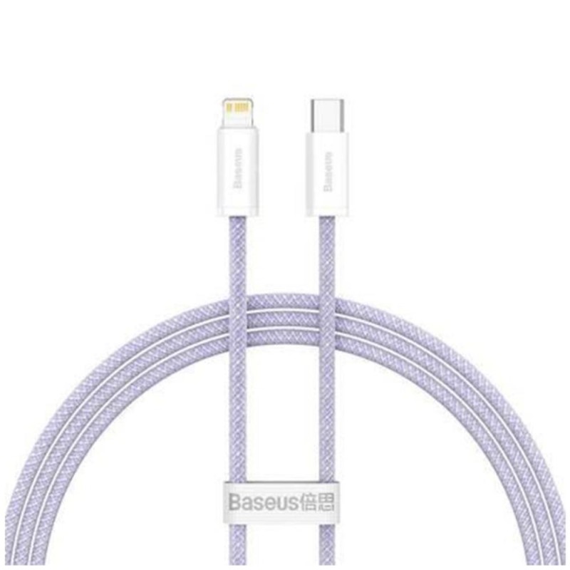 Baseus Καλώδιο USB-C σε Lightning Dynamic 2 Series, 20W, 2m Λιλά (CALD040305) (BASCALD040305) Baseus Καλώδιο USB-C σε Lightning Dynamic 2 Series, 20W, 2m Λιλά (CALD040305) (BASCALD040305)