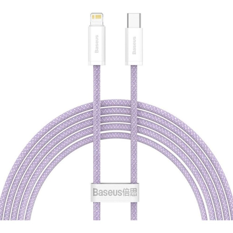 Baseus Καλώδιο USB-C σε Lightning Dynamic Series, 20W, 2m Μοβ (CALD000105) (BASCALD000105) Baseus Καλώδιο USB-C σε Lightning Dynamic Series, 20W, 2m Μοβ (CALD000105) (BASCALD000105)