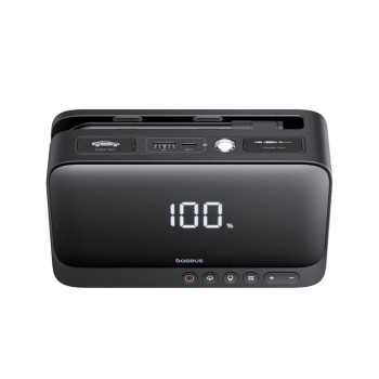 Baseus Εκκινητής Μπαταρίας Αυτοκινήτου/Powerbank Super Energy 600A Μαύρο (C00245902111-00) (BASC00245902111-00)