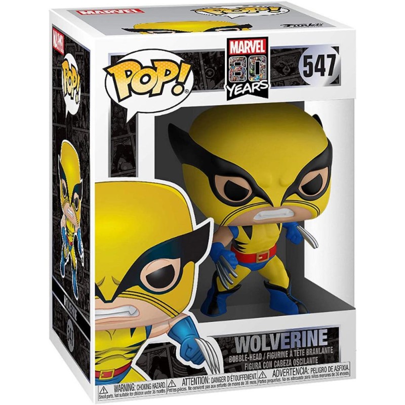 Funko Pop! Heroes: Marvel 80 Years - Wolverine #547 (FNK41551)