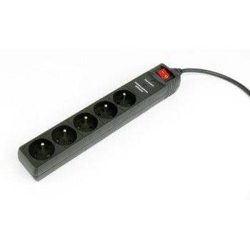 Gembird Power Strip 5 X French Socket/3m (SPF5-C-10) (GEMSPF5-C-10)