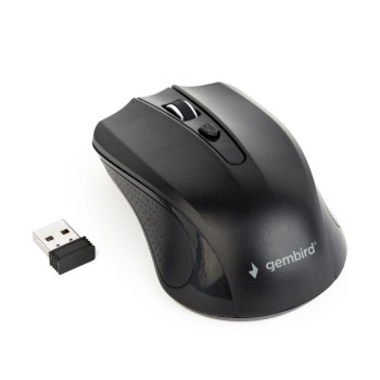 Gembird Musw-4b-04 Mouse (Optical; 1600 Dpi; Black) (MUSW-4B-04) (GEMMUSW-4B-04)