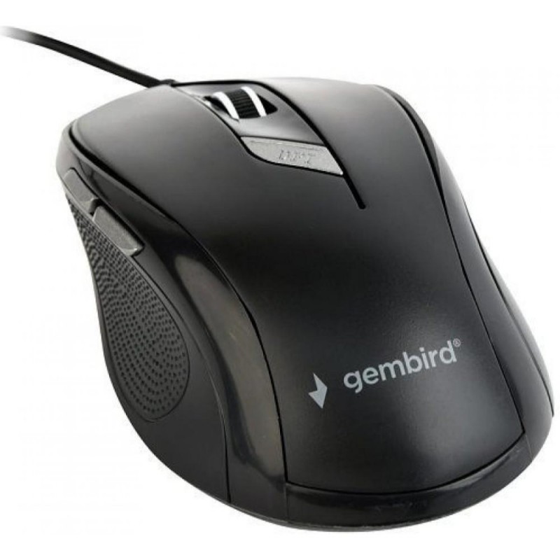 Gembird Mus-6b-01 Mouse (Optical; 1600 Dpi; Black) (MUS-6B-01) (GEMMUS-6B-01) Gembird Mus-6b-01 Mouse (Optical; 1600 Dpi; Black) (MUS-6B-01) (GEMMUS-6B-01)